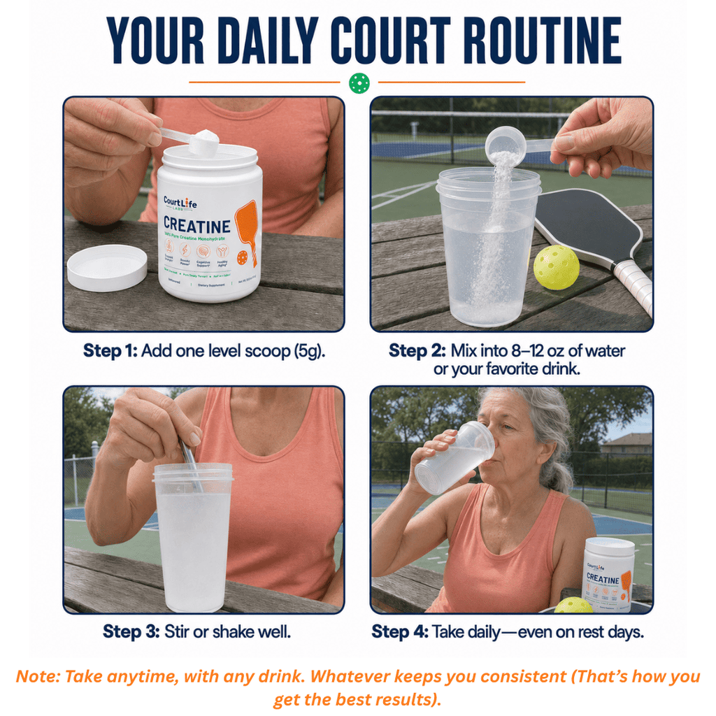 100% Creatine Monohydrate | Court Life Labs