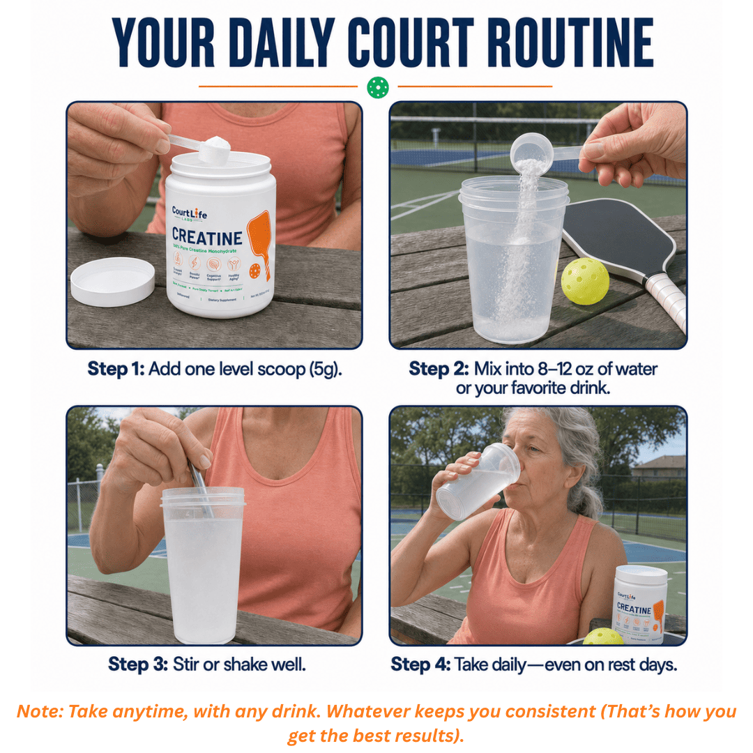 100% Creatine Monohydrate | Court Life Labs